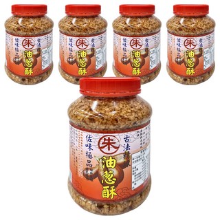 朱記餡餅粥 古法精緻油蔥酥, 600g, 5瓶