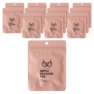 Grento 女性用矽膠胸貼 圓形 膚色 2入, 12個