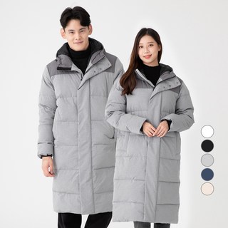 Caret 男女通用長版拼色連帽外套