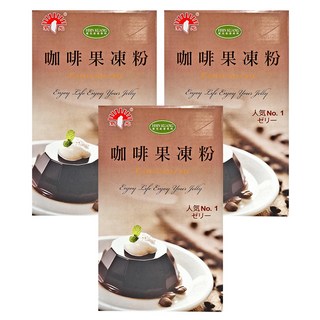 新光洋菜 咖啡果凍粉 台灣產, 1kg, 3盒