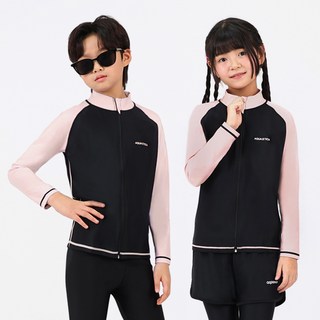 aquatica 兒童拉鍊防曬泳衣上衣 AQAJJ451