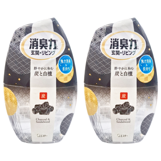 ST 雞仔牌 部屋消臭力, 400ml, 2罐, 木炭&檀香