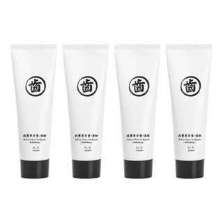 YUAN 阿原 咸豐草牙膏 清新, 75g, 4條