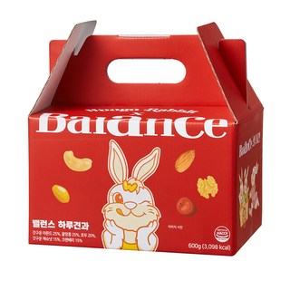 우고래빗 밸런스 하루견과 30p 선물세트 600g, 1세트