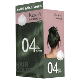 KeSHO 泡泡染髮劑, 1個, 霧綠