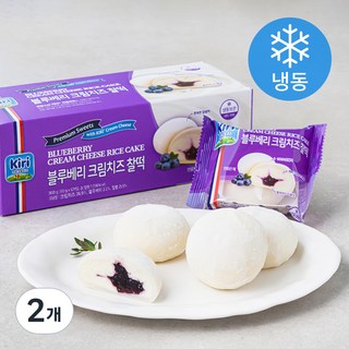 끼리 블루베리 크림치즈 찰떡 (냉동), 60g, 6개입, 2개