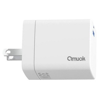 amuok 艾默克 33W GaN 迷你急速充電器, 白色, 1個