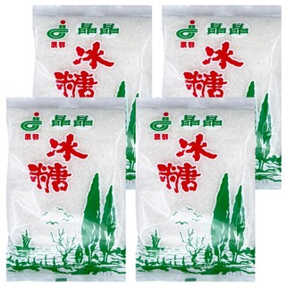 展群 晶晶冰糖，天然甜而不膩，適合咖啡、高級飲品、白木耳、蓮子、酸梅湯等, 360g, 4包