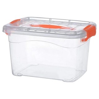 德利生活 收納箱 42L, 47 x 33.5 x 28cm, 透明, 1個