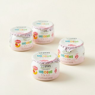 상하목장 베이비 유기농 요거트 딸기 바나나, 340g, 1개