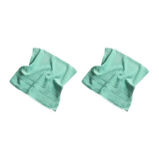 non-no 儂儂 細柔浴巾 棉紗 親膚 雙股紗織造 雙倍吸水 適合大人小孩, 綠色, 2條