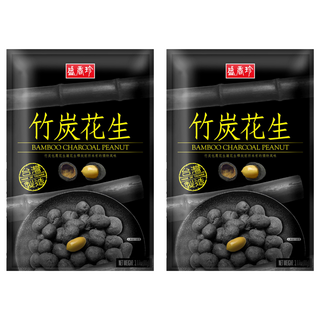 盛香珍 竹炭花生, 90g, 2包
