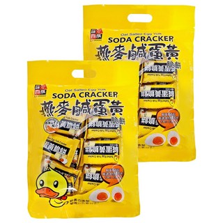 味覺百饌 鹹蛋黃蘇打脆餅, 燕麥鹹蛋黃口味, 312g, 2袋