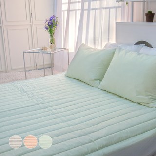 Yesbedding 韓國製造純有機優質預染棉100床墊, 薄荷