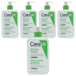 CeraVe 適樂膚 輕柔保濕潔膚露, 473ml, 5瓶