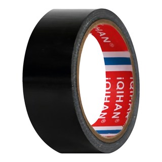 DADA 高黏度強力布膠帶 30mm*20m, 黑色, 1個