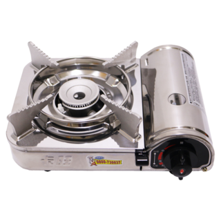 卡旺 B003 攜帶式雙安全卡式爐 2.0kW 內載一體防風 不鏽鋼爐體, K1-B003SD, 1個