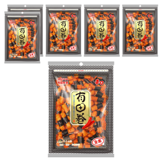 ARITA 有田製菓 海苔小卷 辣味, 80g, 6個