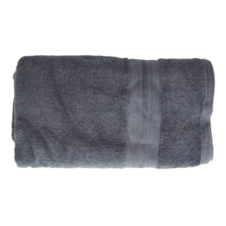 加厚浴巾 450g, 棉質, 青灰色, 140 x 70cm, 1條