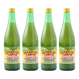 EUROFOOD 檸檬汁, 500ml, 4瓶