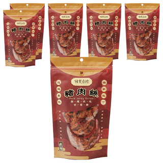 TASTY TREASURE 國寶香珍 原味豬肉絲 台灣豬肉 SGS檢驗, 200g, 6包