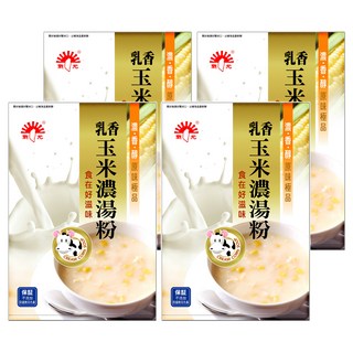 新光洋菜 乳香玉米濃湯粉, 1kg, 4袋