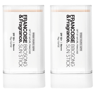 FRANCOISE&Fragrance. 清爽淨白撫紋防曬棒 SPF50+ PA++++, 19g, 2條