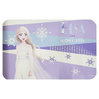 收納王妃 迪士尼冰雪奇緣 珪藻土地墊, Elsa艾莎 白色 + 紫色, 1個