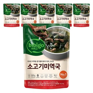 CJ 牛肉海帶湯, 500g, 6包