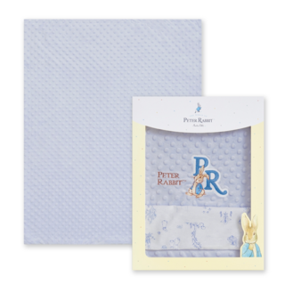 奇哥 夢境比得兔豆趣四季毯禮盒, 藍色