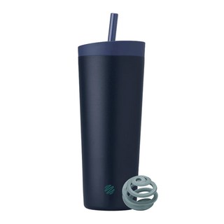 Blender Bottle Tumbler 2合1雙飲口不鏽鋼吸管杯 24oz, 夜幕星空, 1個, 710ml