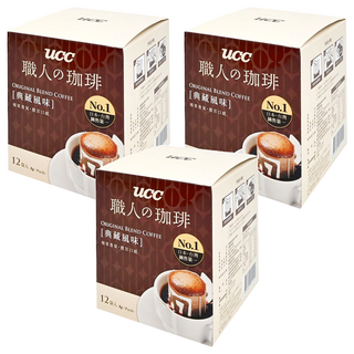 ucc 職人的珈琲 典藏風味濾掛式咖啡, 8g, 12包, 3盒