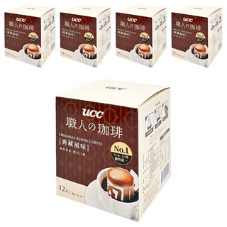 ucc 職人的珈琲 典藏風味濾掛式咖啡, 8g, 12包, 5盒