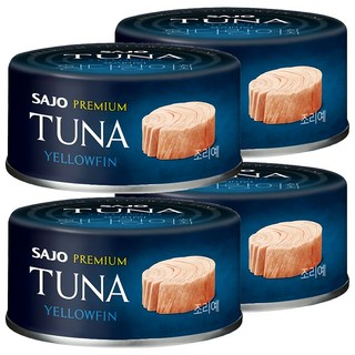 SAJO 黃鰭鮪魚罐, 4罐, 100g