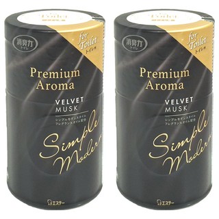 ST 雞仔牌 消臭力 浴廁消臭劑 長效消臭配方 高雅絲絨麝香 現代簡約設計, 400ml, 2瓶, 絲絨麝香