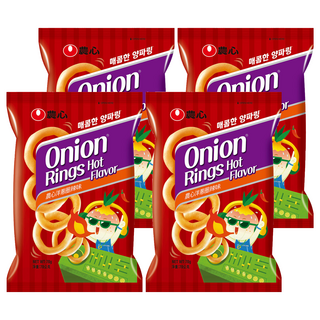 NONGSHIM 農心 洋蔥圈 辣味, 4包, 70g