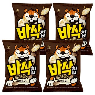 CJ 酥脆洋芋片 松露風味, 4包, 45g