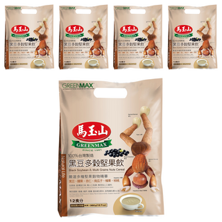馬玉山 黑豆多穀堅果飲, 30g, 12包, 5袋