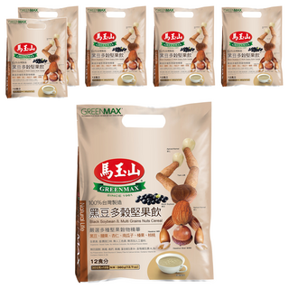馬玉山 黑豆多穀堅果飲, 30g, 12包, 6袋