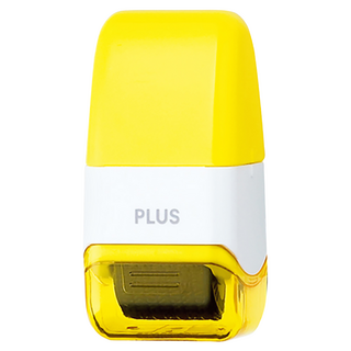 PLUS 普樂士 迷你滾輪個人資料保護章 IS-520CM, 1個, 黑色