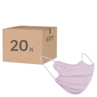 EYL'S 艾爾絲 蝴蝶美妍醫用口罩 未滅菌, 紫色帝王蝶, 10片, 2盒
