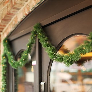 파티해 크리스마스 솔모루 장식, 그린, 4개