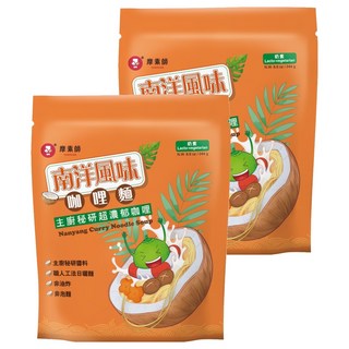 VEGECIAN 摩素師 南洋風味咖哩麵 244g, 1包