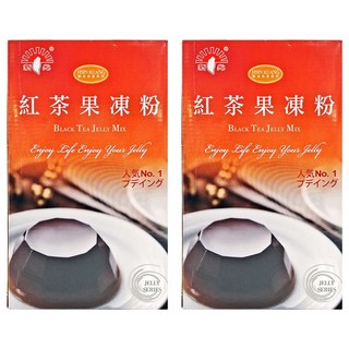 新光洋菜 紅茶果凍粉, Black Tea Jelly Mix, 1kg, 2盒