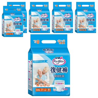 安親 Feelfree 瞬吸乾爽復健褲, XXL(37~55吋), 8片, 6包