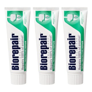 Biorepair 貝利達 全效修護琺瑯質牙膏, 75ml, 3條
