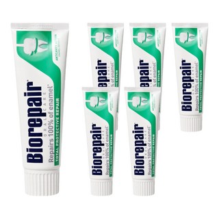 Biorepair 貝利達 全效修護琺瑯質牙膏, 75ml, 6條