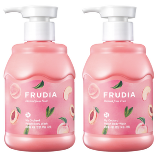 FRUDIA 友肌舒果 香蜜沐浴露 蜜桃香, 350ml, 2瓶
