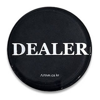 AAHM 莊家按鈕, 黑色, 1個