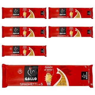 西班牙 GALLO 公雞牌 直麵 N.3 Spaghetti, 250g, 6包